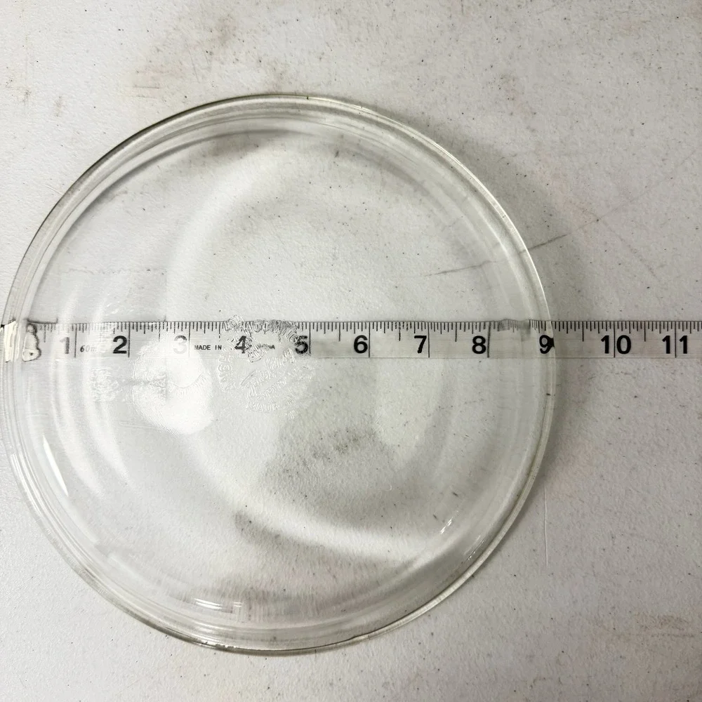 Anchor Hocking Fire-King Clear Glass‎ 9 Inch Pie Plates Set of 2 450 Made in USA